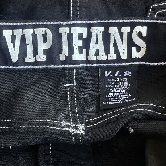 VIP Jeans Shorts Womens 21/22 Cargo Pockets Sculpting Stretch Summer Casual - Picture 3 of 10